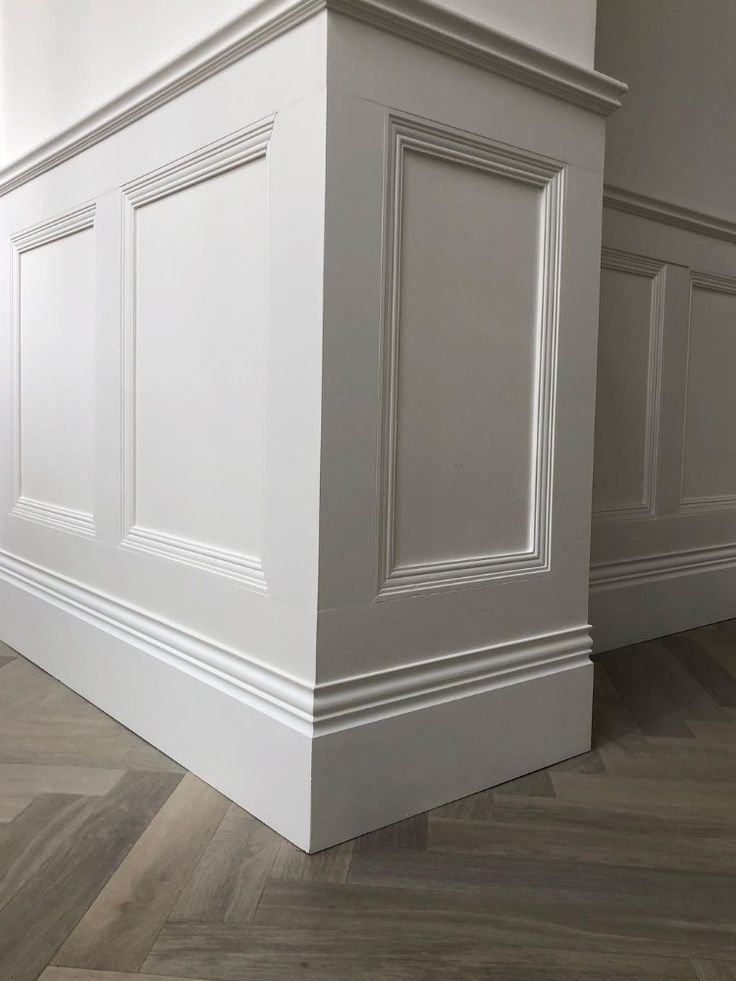 Existing skirting and panelling detail documented before a renovation, The Style Workshop